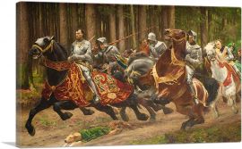 The Flight Of Charles The Bold 1894-1-Panel-12x8x.75 Thick