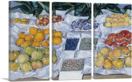 Fruits On A Display 1882-3-Panels-90x60x1.5 Thick