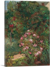 Garden Of Small Gennevilliers 1884-1-Panel-12x8x.75 Thick