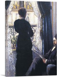Interior Woman At The Window 1880-1-Panel-26x18x1.5 Thick