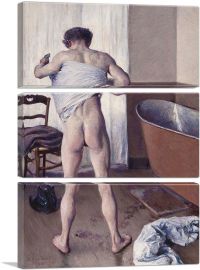 Man At His Bath 1884-3-Panels-90x60x1.5 Thick