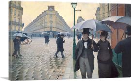 Paris Street Rainy Weather 1877-1-Panel-18x12x1.5 Thick