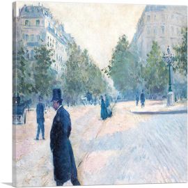 St. Augustine Square Foggy Weather-1-Panel-26x26x.75 Thick