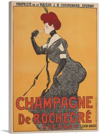 Champagne de Rochegre Epernay 1902-1-Panel-18x12x1.5 Thick