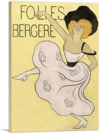 Folies Bergere 1900-1-Panel-18x12x1.5 Thick