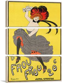 Le Frou Frou 1899-3-Panels-90x60x1.5 Thick