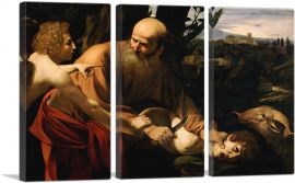 Sacrifice of Isaac 1603-3-Panels-90x60x1.5 Thick