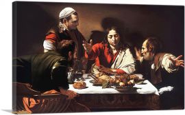 Supper at Emmaus 1601-1-Panel-12x8x.75 Thick