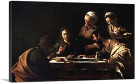 Supper at Emmaus 1606-1-Panel-40x26x1.5 Thick