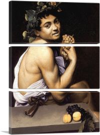 Young Sick Bacchus 1593-3-Panels-90x60x1.5 Thick