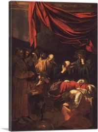 Death of the Virgin 1606-1-Panel-26x18x1.5 Thick