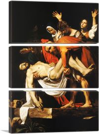 Entombment of Christ 1603-3-Panels-90x60x1.5 Thick