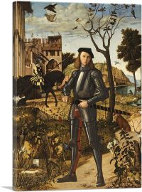 Young Knight In a Landscape