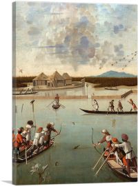 Hunting On The Lagoon-1-Panel-40x26x1.5 Thick