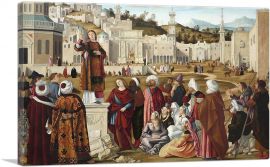 The Sermon Of St. Stephen 1514-1-Panel-12x8x.75 Thick