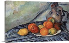 Fruit and a Jug on a Table 1894-1-Panel-18x12x1.5 Thick