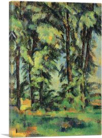 Large Trees At Jas De Bouffan 1887-1-Panel-18x12x1.5 Thick