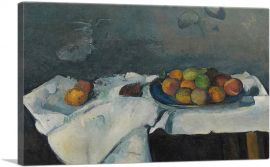 Still Life Plate of Peaches 1880-1-Panel-40x26x1.5 Thick