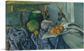 Still Life with a Ginger Jar and Eggplants 1894-1-Panel-40x26x1.5 Thick