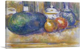Still-Life with a Watermelon and Pomegranates 1906-1-Panel-18x12x1.5 Thick