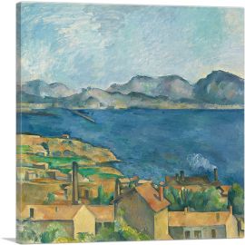 The Bay of Marseilles 1885-1-Panel-12x12x1.5 Thick