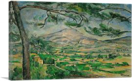 The Montagne Sainte-Victoire 1887-1-Panel-40x26x1.5 Thick