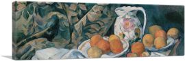 Still Life with a Curtain Panoramic-1-Panel-36x12x1.5 Thick