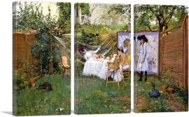 Open Air Breakfast 1888-3-Panels-60x40x1.5 Thick