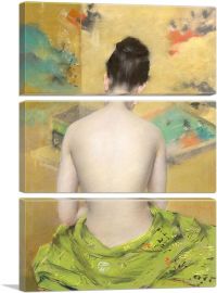 Back Of a Nude 1888-3-Panels-90x60x1.5 Thick