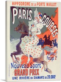 Hippodrome De La Porte-Maillot - Paris Courses-1-Panel-60x40x1.5 Thick