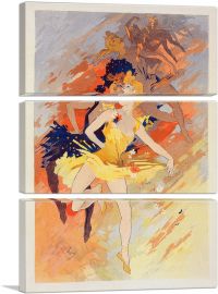 La Danse-3-Panels-90x60x1.5 Thick