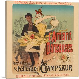 L'Amant Des Danseuses 1896-1-Panel-26x26x.75 Thick