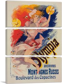 Olympia Anciennes - Mont Agnes Russes 1892-3-Panels-60x40x1.5 Thick