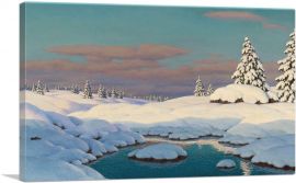 Winter Landscape-1-Panel-12x8x.75 Thick