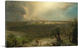 Jerusalem From The Mount Of Olives-1-Panel-18x12x1.5 Thick