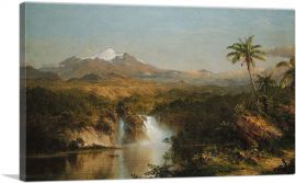 View Of Cotopaxi 1857-1-Panel-26x18x1.5 Thick