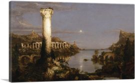 The Course Of Empire Desolation 1836-1-Panel-18x12x1.5 Thick