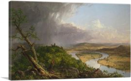 The Oxbow Connecticut River Near Northampton 1836-1-Panel-40x26x1.5 Thick