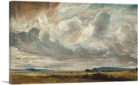 Study Of Clouds Over a Landscape-1-Panel-12x8x.75 Thick