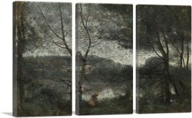 Ville d'Avray 1870-3-Panels-90x60x1.5 Thick