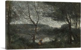 Ville d'Avray 1870-1-Panel-40x26x1.5 Thick