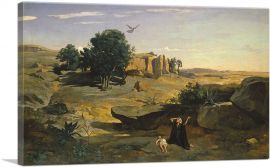 Hagar in the Wilderness 1835-1-Panel-26x18x1.5 Thick