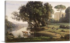 Italian Landscape 1835-1-Panel-12x8x.75 Thick