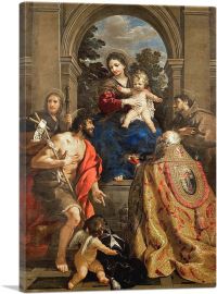 Madonna And Child With Saints 1626