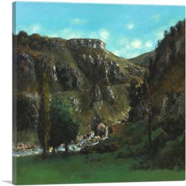 Valley Of The Rent Near Mouthiers-Haute-Pierre-1-Panel-12x12x1.5 Thick