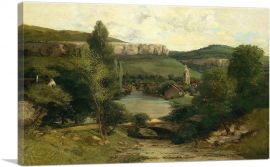 View Of Ornans 1850-1-Panel-18x12x1.5 Thick