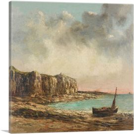 View Of The Normandy Coast-1-Panel-26x26x.75 Thick