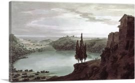 The Lake Of Nemi 1777-1-Panel-12x8x.75 Thick