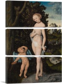 Venus With Cupid Stealing Honey 1530-3-Panels-90x60x1.5 Thick