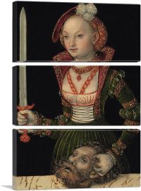 Judith And Holofernes-3-Panels-60x40x1.5 Thick